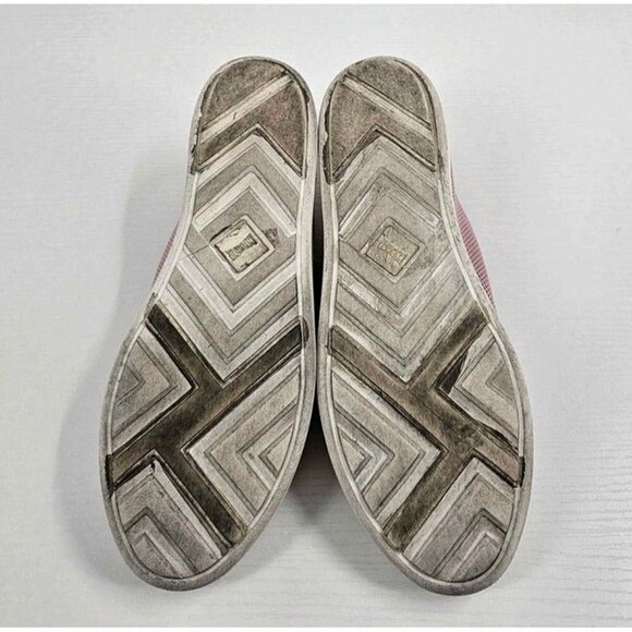 Cougar Hope Lace-up Pink Waffle Weave Causal Sneakers Walking Shoes Sz 9.5 - Picture 6 of 6